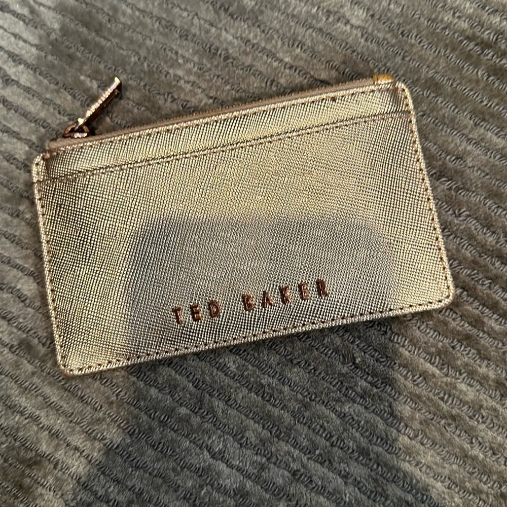 Ted Baker card holder and change holder with zipper
